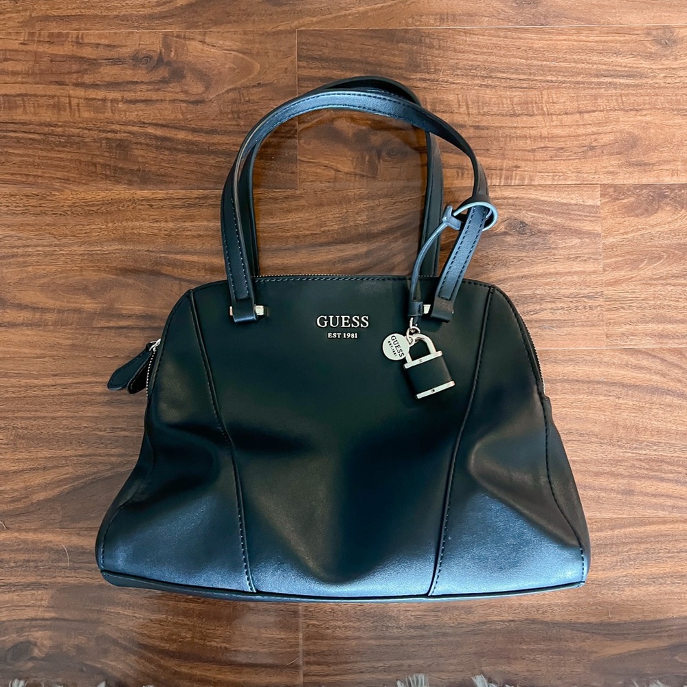 Guess Black Satchel Bag